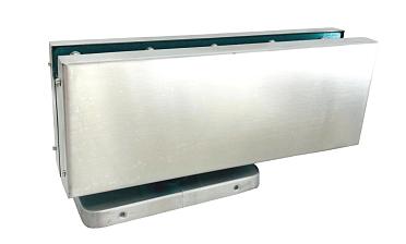 Фитинг нижний со встроенным доводчиком для стеклянной двери до 80 кг, шлифованный t185-2 SSS   купить в Омске