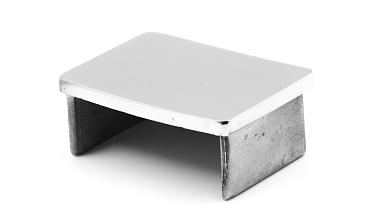 Заглушка для профильной трубы 40х60 мм, полированная, хром (AISI 304) k543 купить в Омске