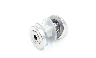 Стеклодержатель точечный для трубы Ø38.1 мм, штампованный, полированный (AISI 304) k074 купить в Омске