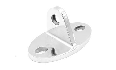 Крепление ванты(тяги) козырька к стене (AISI304), литое, полированное k658 купить в Омске