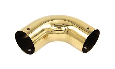 Отвод 90° для круглого пластикового поручня, золото k259-88 купить в Омске