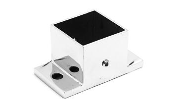 Фланец для трубы 40х40, укороченный, полированный, литой AISI 304 k553 купить в Омске