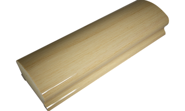 Пластиковый поручень фигурный текстурный, цвет беленый дуб, длина 4м k899-3  купить в Омске