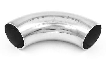 Длинный отвод поручня под сварку Ø50.8х180х1.5 мм, длина 180 мм, полированный 400 Grit, (aisi 304) k021-11 купить в Омске