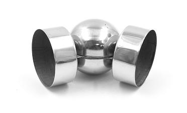 Поворот дер./пласт. поручня Ø50.8х0.4 мм, полированный, (AISI 201) k053-5 купить в Омске