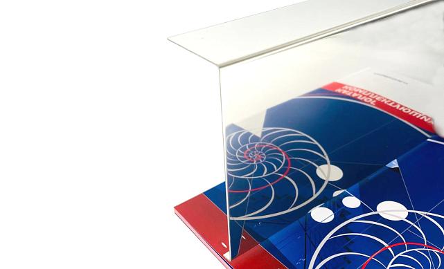 Накладка для крепления (тыльная/лицевая) из полированной нержавейки 1.0 мм длина 2.0 м k601-25