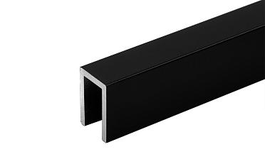 П-образный профиль 19x13, L=2200, алюминий ,черный, уценка t756 BL-У купить в Омске