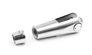 Наконечник ванты (тяги) с резьбой М16 левый, литой,полированный (AISI316) k661-16-L купить в Омске