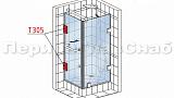 Минисхемы Петля для душевой кабины стена-стекло 90° с односторонним креплением