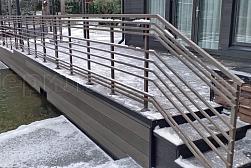 Ограждение входных групп в Омске. Готовые проекты ПерилаГлавСнаб - фото 12