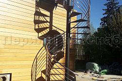 Ограждения маршевых лестниц и площадок в Омске. Готовые проекты ПерилаГлавСнаб - фото 6