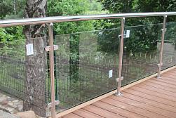 Перила и ограждения для террас в Омске. Готовые проекты ПерилаГлавСнаб - фото 23