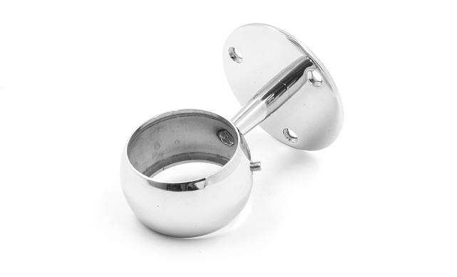 Держатель выносной с обхватом для трубы Ø50.8 мм, полированный, сварной (AISI 304) k066 4