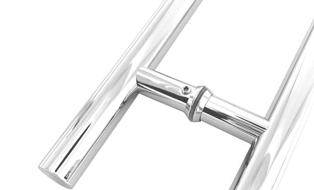 Ручка двухсторонняя для стекла 8-12 мм, 32x300x450 мм, AISI 201, полированная t633-450-3 PSS 3