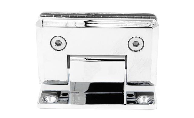 Петля для душевой кабины стена-стекло 90° 90х55 мм AISI 304 полированная t301 PSS 6