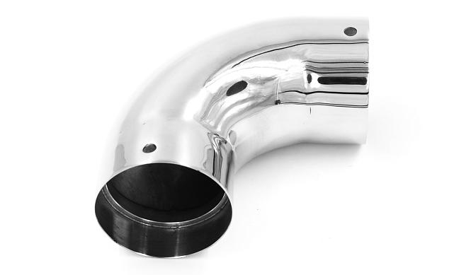 Поворот 90 град для круглого пластикового поручня (AISI 304) k259-2 4