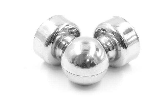 Поворот дер./пласт. поручня Ø50.8х0.8 мм, усиленный, полированная, (AISI 201) k053-6 3