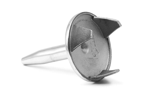 Наконечник палец (солдатик) на стойку Ø50.8х1.5 мм, без ложемента, удлиненный 70 мм, облегченный, литой, полированный, нержавеющий AISI 304 k557 3