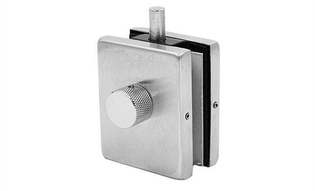 Защелка с ответной частью на стену и пол, шлифованная, вырез 17 t138 SSS 9