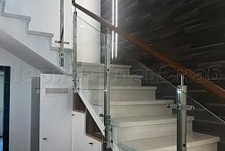 Перила на второй этаж в Омске. Готовые проекты ПерилаГлавСнаб - фото 7