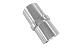 Соединитель трубы Ø25.1х1.45мм, полированный, AISI 304, с насечками k086-25