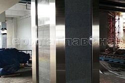 Облицовка колонн нержавеющей сталью в Омске. Готовые проекты ПерилаГлавСнаб - фото 10