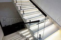 Ограждения для лестниц в Омске. Готовые проекты ПерилаГлавСнаб - фото 1