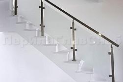 Перила на второй этаж в Омске. Готовые проекты ПерилаГлавСнаб - фото 1