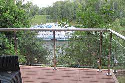 Перила и ограждения для террас в Омске. Готовые проекты ПерилаГлавСнаб - фото 22