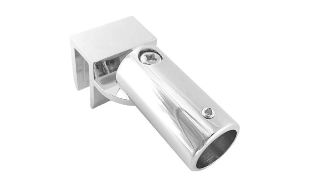 Крепежный элемент глухой шарнирный для трубы 19 мм, полированный t911 PSS 5