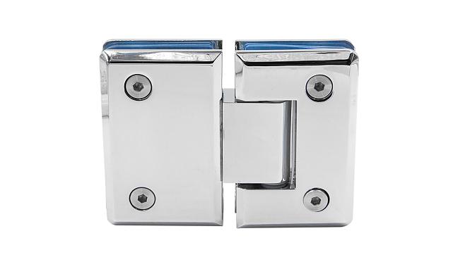 Петля для душевой кабины стекло-стекло 180° 90х55 мм, полированная t303 PSS 9