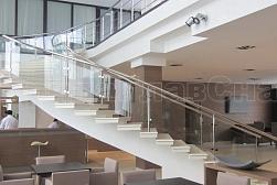 Ограждения для лестниц в Омске. Готовые проекты ПерилаГлавСнаб - фото 2