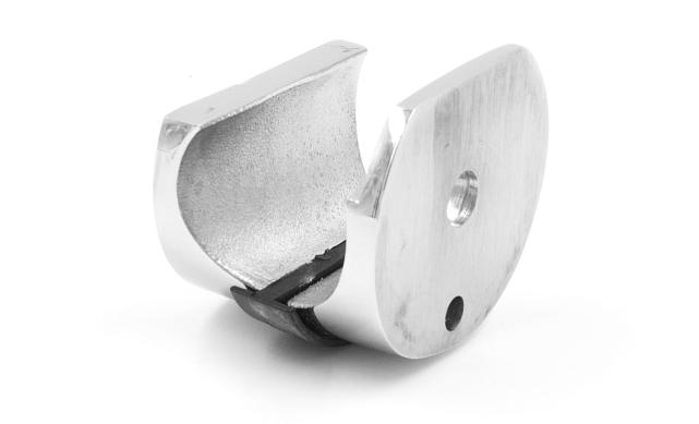 Крепление трубы к стене, AISI 304, полированное t830 PSS 6