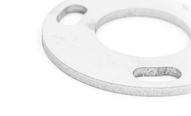 Фланец стойки 42/90 х 5 (4,3) х AISI 316 #200 3 отв х М10 х 20 k116-42-6 3