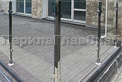 Перила и ограждения для террас в Омске. Готовые проекты ПерилаГлавСнаб - фото 21
