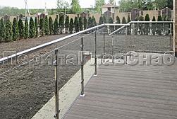 Перила и ограждения для террас в Омске. Готовые проекты ПерилаГлавСнаб - фото 20