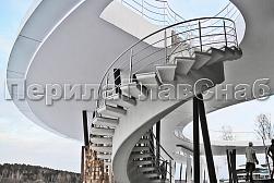 Перила для лестниц из металла в Омске. Готовые проекты ПерилаГлавСнаб - фото 5