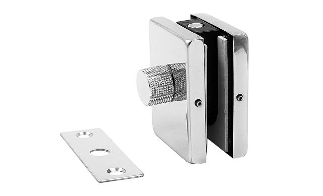 Защелка с ответной частью на стену и пол, полированная, вырез 17 t138 PSS 6