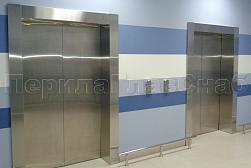 Облицовка лифтовых порталов из нержавеющей стали в Омске. Готовые проекты ПерилаГлавСнаб - фото 1