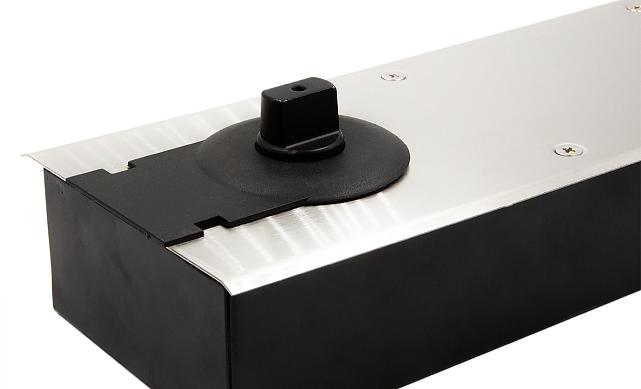 Доводчик для стеклянной двери напольный, шлифованный EN2 250 тыс. циклов 115гр (дверь 800мм  до 80 кг) t186 SSS 5