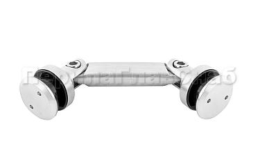 Крепление стекло-стекло, штанга 82 мм, без зенковки tt202-82А SSS купить в Омске