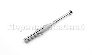 Потайной винт под шестигранник 10х120 мм в комплекте с дюбелем д.12 k601-19-120 купить в Омске